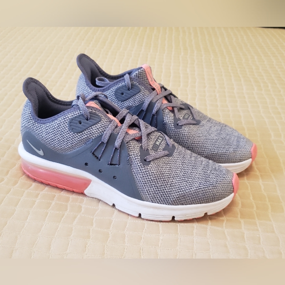 Nike- Kids Air Max Sequent 3 Running Shoe